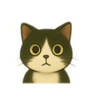白黒猫の気持ちm（個別スタンプ：11）