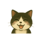 白黒猫の気持ちm（個別スタンプ：12）