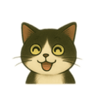 白黒猫の気持ちm（個別スタンプ：14）