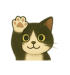 白黒猫の気持ちm（個別スタンプ：16）