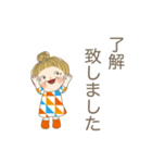 おばあちゃんの敬語スタンプです 01（個別スタンプ：1）