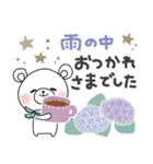 使いやすい♪梅雨＊初夏＊しろくまサン（個別スタンプ：16）