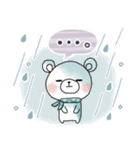 使いやすい♪梅雨＊初夏＊しろくまサン（個別スタンプ：24）