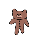 一緒に考えたクマのゴローくん（個別スタンプ：1）
