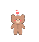 一緒に考えたクマのゴローくん（個別スタンプ：8）
