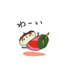 くり毛すたすた（個別スタンプ：23）