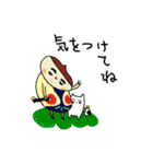 くり毛すたすた（個別スタンプ：34）
