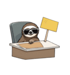 サングラスナマケモノ（個別スタンプ：7）