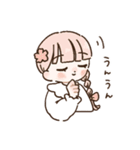 女の子のゆるっと日常スタンプ2（個別スタンプ：8）