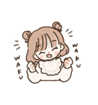 女の子のゆるっと日常スタンプ2（個別スタンプ：28）