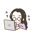女の子のゆるっと日常スタンプ2（個別スタンプ：36）