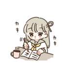 女の子のゆるっと日常スタンプ2（個別スタンプ：37）