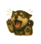 黒柴犬のお気持ち（個別スタンプ：2）