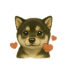黒柴犬のお気持ち（個別スタンプ：15）