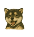 黒柴犬のお気持ち（個別スタンプ：16）