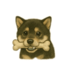 黒柴犬のお気持ち（個別スタンプ：23）
