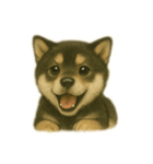 黒柴犬のお気持ち（個別スタンプ：24）