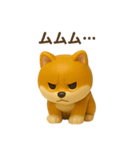 かわいい柴犬フィギュアスタンプ（個別スタンプ：24）