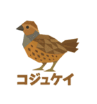 折り紙風 野鳥スタンプ〜三宅島〜（個別スタンプ：13）