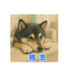 黒柴わさび・詰め合わせスタンプ（個別スタンプ：36）