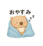 育児で使える赤ちゃんウォンバットの日常（個別スタンプ：2）