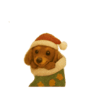 ダックスラムのクリスマス年末年始スタンプ（個別スタンプ：39）