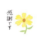 お花と丁寧ことば（個別スタンプ：16）