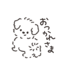 マルチーズのようないぬ（個別スタンプ：5）