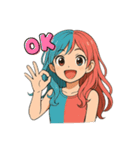 働くデュアル女子の日常（個別スタンプ：3）