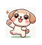 かわいいわんちゃんの日常（個別スタンプ：1）