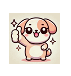 かわいいわんちゃんの日常（個別スタンプ：3）