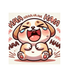 かわいいわんちゃんの日常（個別スタンプ：4）