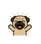 色んな表情するパグ（個別スタンプ：30）