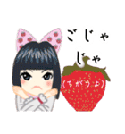 方言ロリータ(徳島弁)（個別スタンプ：15）