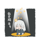 パーカーの女の子(銀髪)15（個別スタンプ：8）