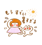 《365日のほんわか言葉2》ハナチャンと猫（個別スタンプ：15）