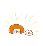 《365日のほんわか言葉2》ハナチャンと猫（個別スタンプ：18）