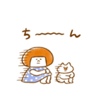 《365日のほんわか言葉2》ハナチャンと猫（個別スタンプ：22）