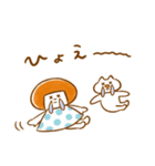 《365日のほんわか言葉2》ハナチャンと猫（個別スタンプ：25）