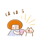 《365日のほんわか言葉2》ハナチャンと猫（個別スタンプ：32）