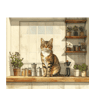 ねこなで(どうぶつスタンプ)（個別スタンプ：16）