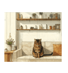 ねこなで(どうぶつスタンプ)（個別スタンプ：21）