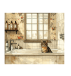 ねこなで(どうぶつスタンプ)（個別スタンプ：23）