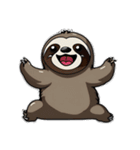 表情豊かナマケモノ（個別スタンプ：2）