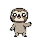 表情豊かナマケモノ（個別スタンプ：3）