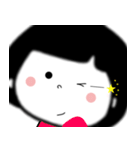 おめめちゃんの文字なし大きい顔のスタンプ（個別スタンプ：2）