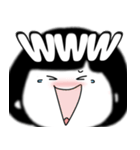 おめめちゃんの文字なし大きい顔のスタンプ（個別スタンプ：5）