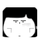 おめめちゃんの文字なし大きい顔のスタンプ（個別スタンプ：10）