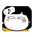 おめめちゃんの文字なし大きい顔のスタンプ（個別スタンプ：18）