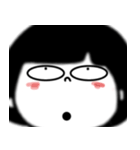 おめめちゃんの文字なし大きい顔のスタンプ（個別スタンプ：30）